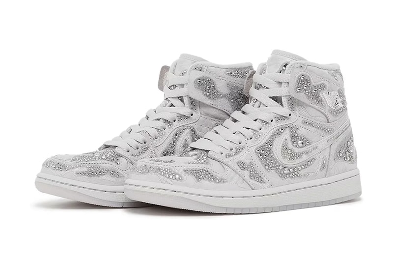 Swarovski x Air Jordan 1 High OG 售價超過 1,000 美元，水晶聯名鞋款即將登場