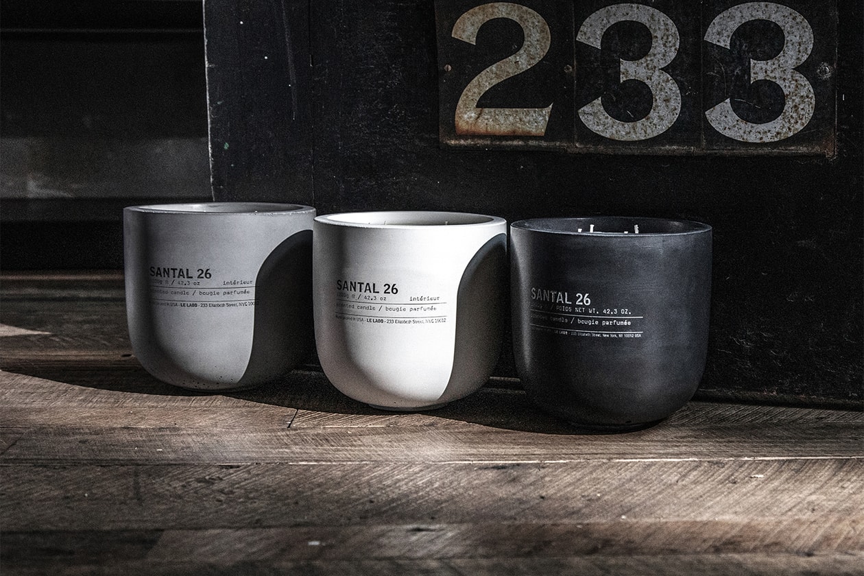 Le Labo 推出 CYPRÈS 21 藍染工藝限定版、 SANTAL 26 限量黑水泥蠟燭