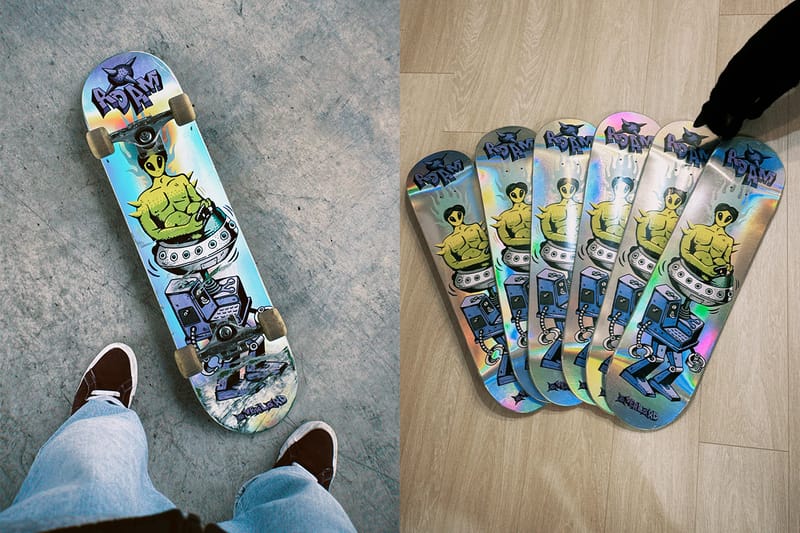 滑板選⼿陳俊安與台灣滑板品牌 Overlord Skateboard 推出專屬選⼿款板⾝
