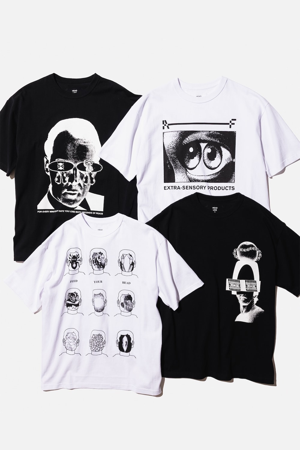 BEAMS T 最新四方聯名企劃「HEAD LIKE A HOLE」正式登場