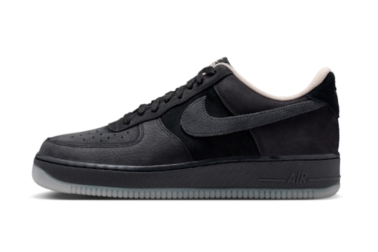 Nike 以頂級物料打造 Air Force 1 Low「Black Fossil」全新質感升級