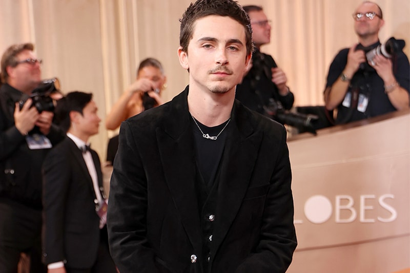 Timothée Chalamet 以 Chrome Hearts 造型再掀話題，攻佔第 83 屆金球獎紅毯