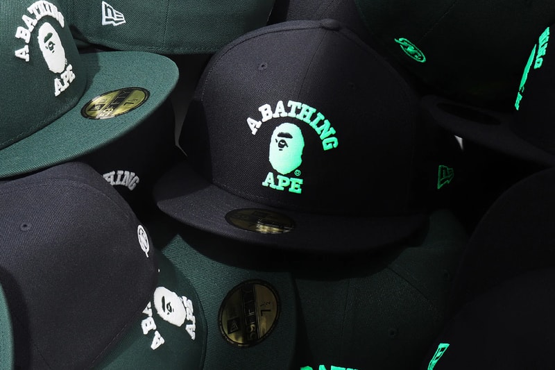 BAPE 攜手 New Era 推出夜光 SS26 膠囊系列帽款