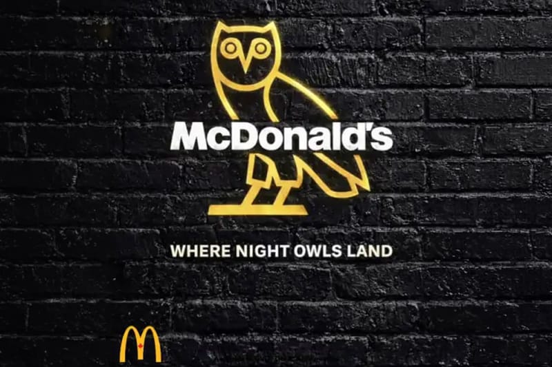Drake 聯乘 McDonald's Canada 推出獨家 OVO「Afters 夜貓套餐」