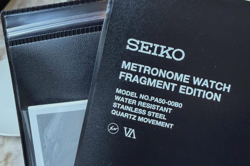 Hiroshi Fujiwara 率先曝光 fragment x Seiko Metronome Watch 腕錶聯乘
