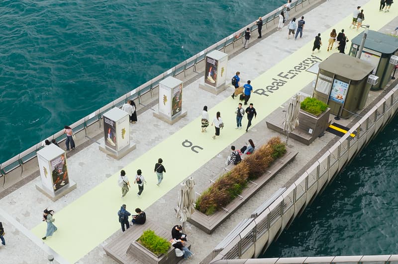 On 破天荒把星光大道化身成 「Real Energy」跑道