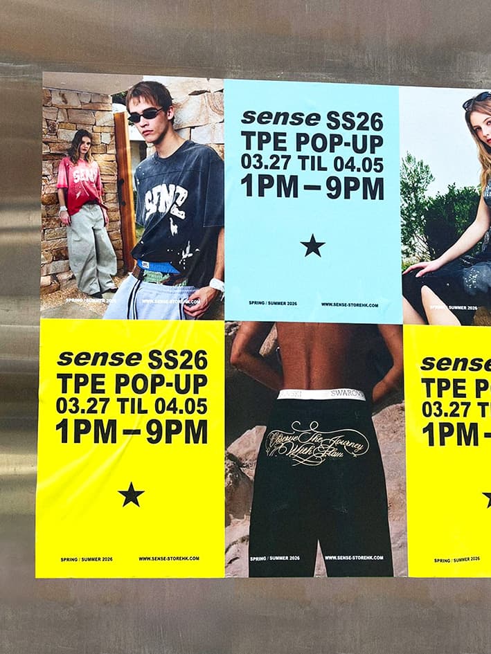 香港街頭品牌 sense 期間限定 POP-UP 登陸台北 Soldout Studio