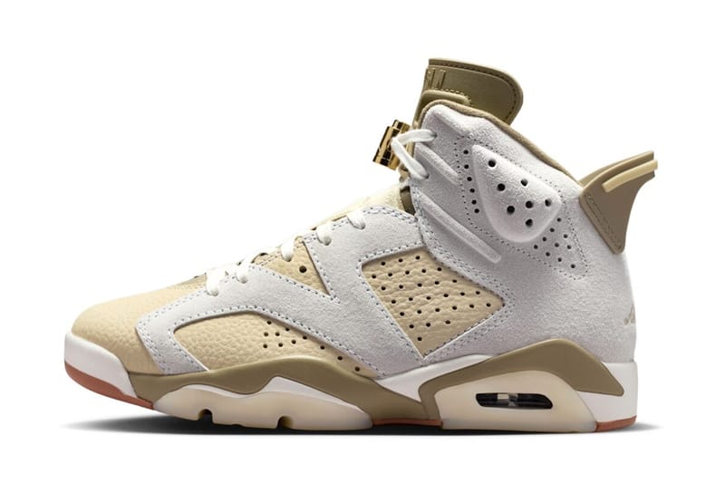 Air Jordan 6 以「Sail/Neutral Olive」高級物料華麗升級