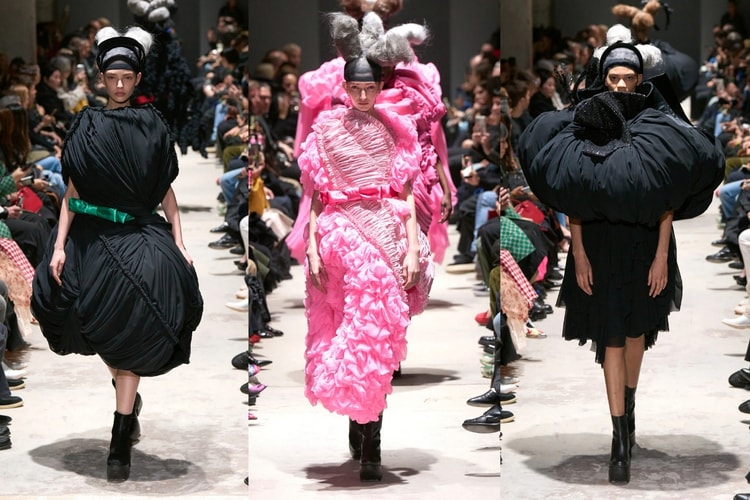 Rei Kawakubo《COMME des GARÇONS》FW26:靜默、陰影與驚喜交織的暗黑大秀