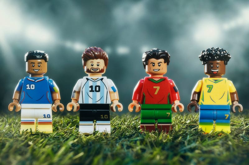Cristiano Ronaldo、Kylian Mbappé、Lionel Messi 與 Vini Jr. 登上全新「LEGO Editions」典藏系列　化身不朽傳奇模型