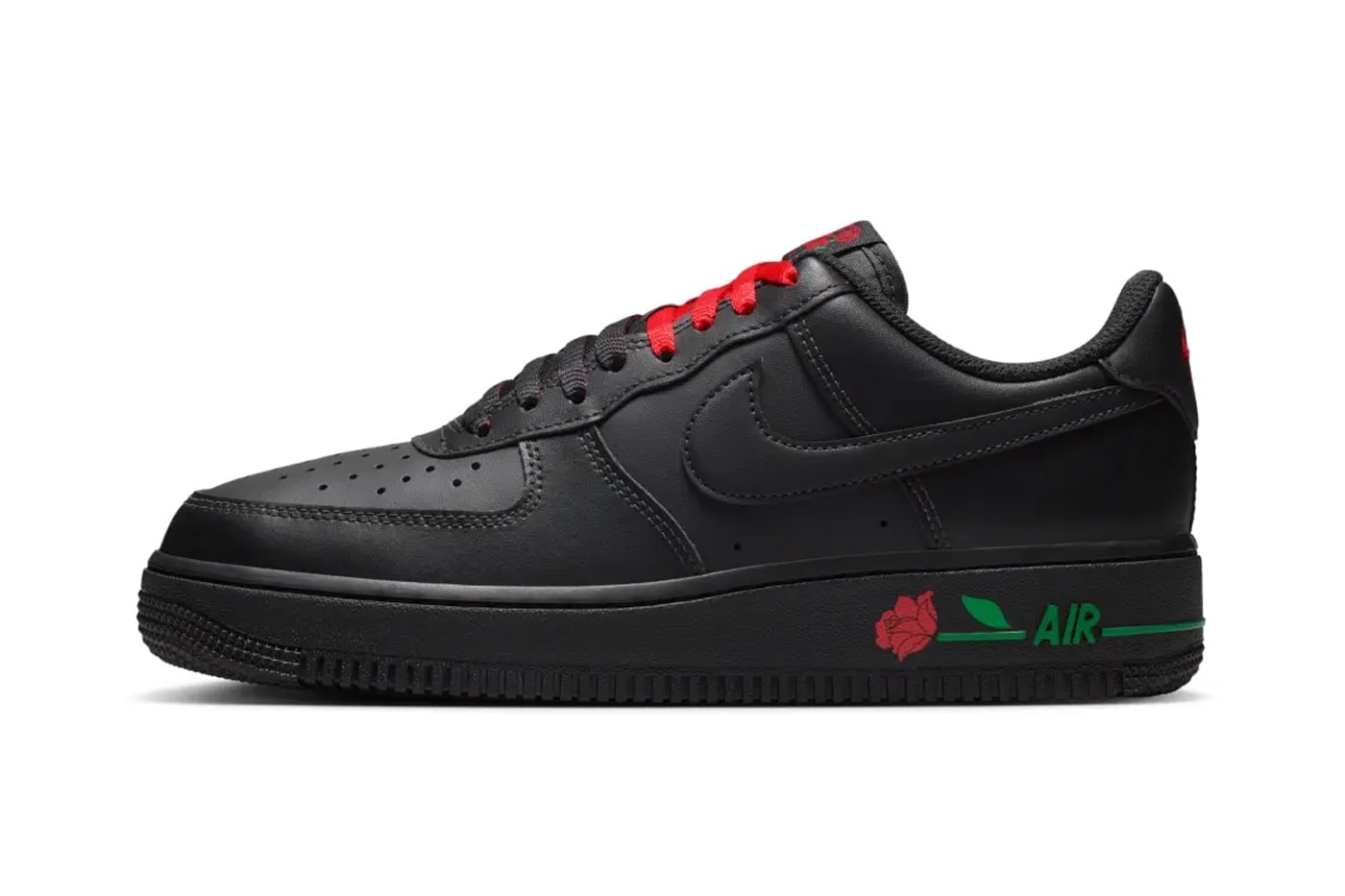 Nike Air Force 1 Low「Rose」全黑配色，迎戰 2026 盛夏