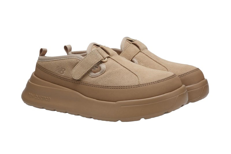 New Balance 麂皮 Rover Mule 休閒鞋：在家耍廢、外出慢活都啱著