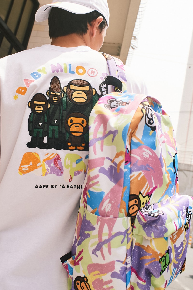 AAPE BY *A BATHING APE 攜手 BABY MILO STORE 推出全新聯乘系列