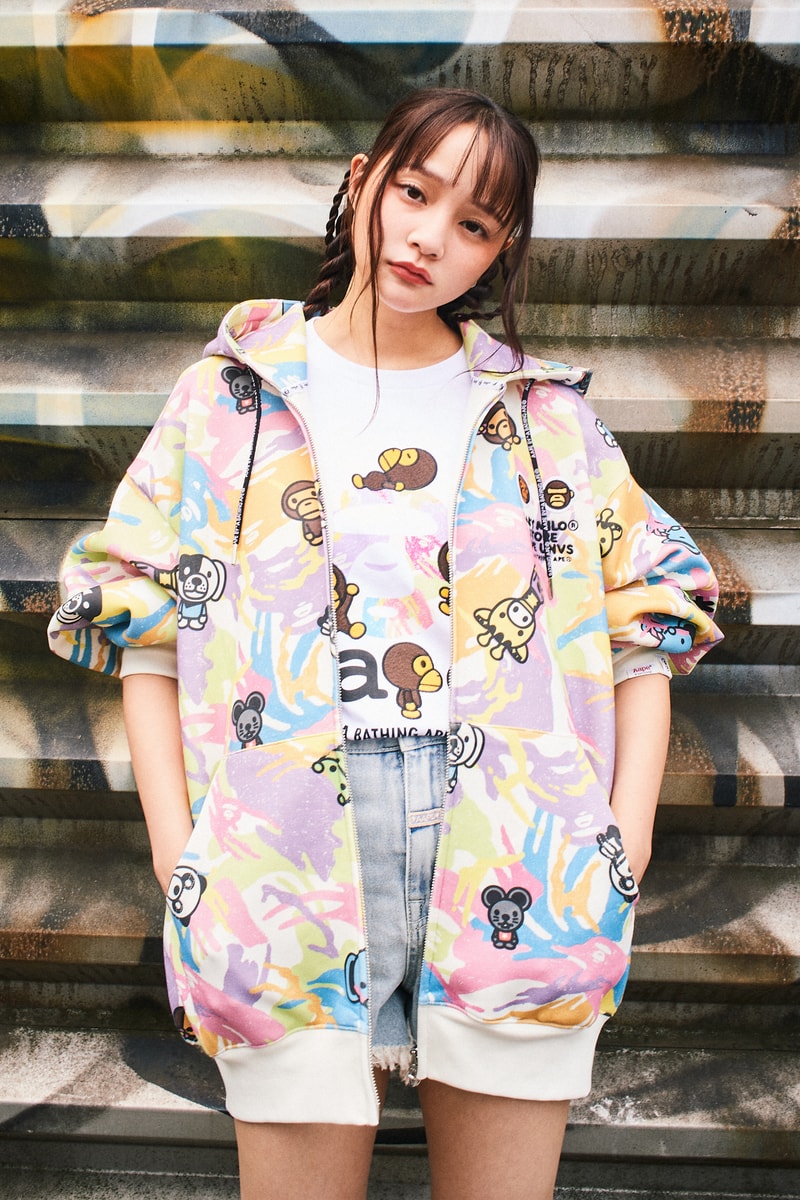 AAPE BY *A BATHING APE 攜手 BABY MILO STORE 推出全新聯乘系列