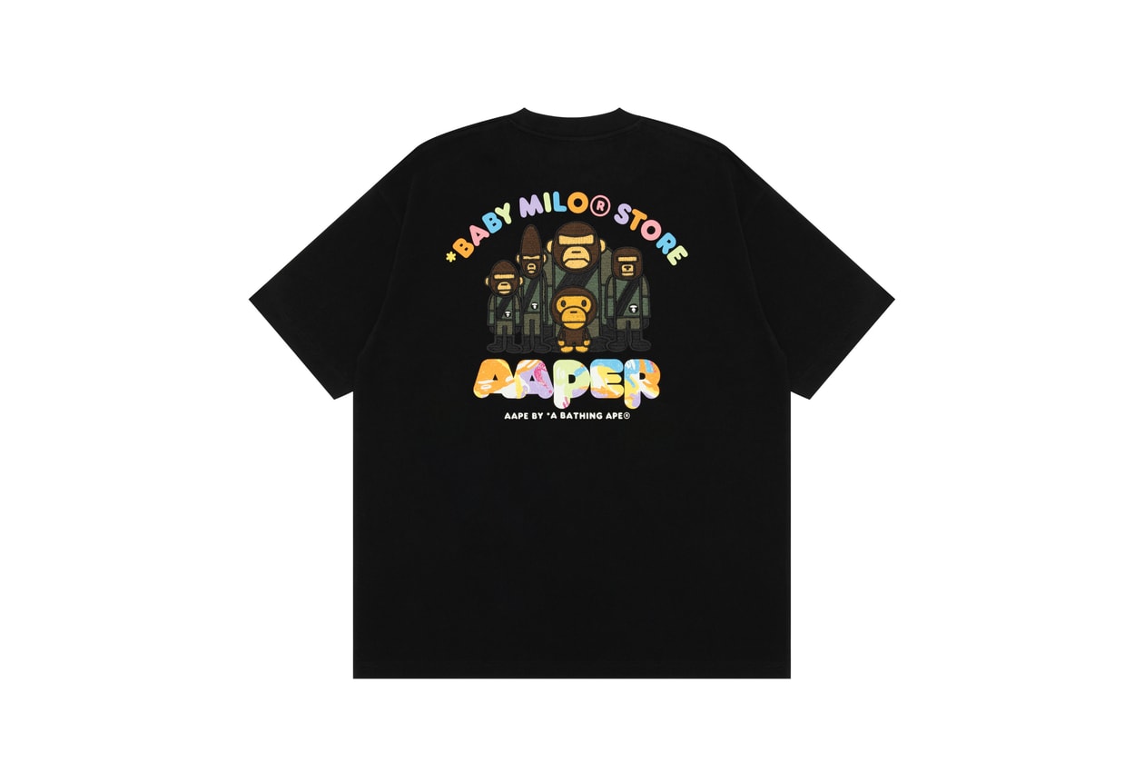 AAPE BY *A BATHING APE 攜手 BABY MILO STORE 推出全新聯乘系列