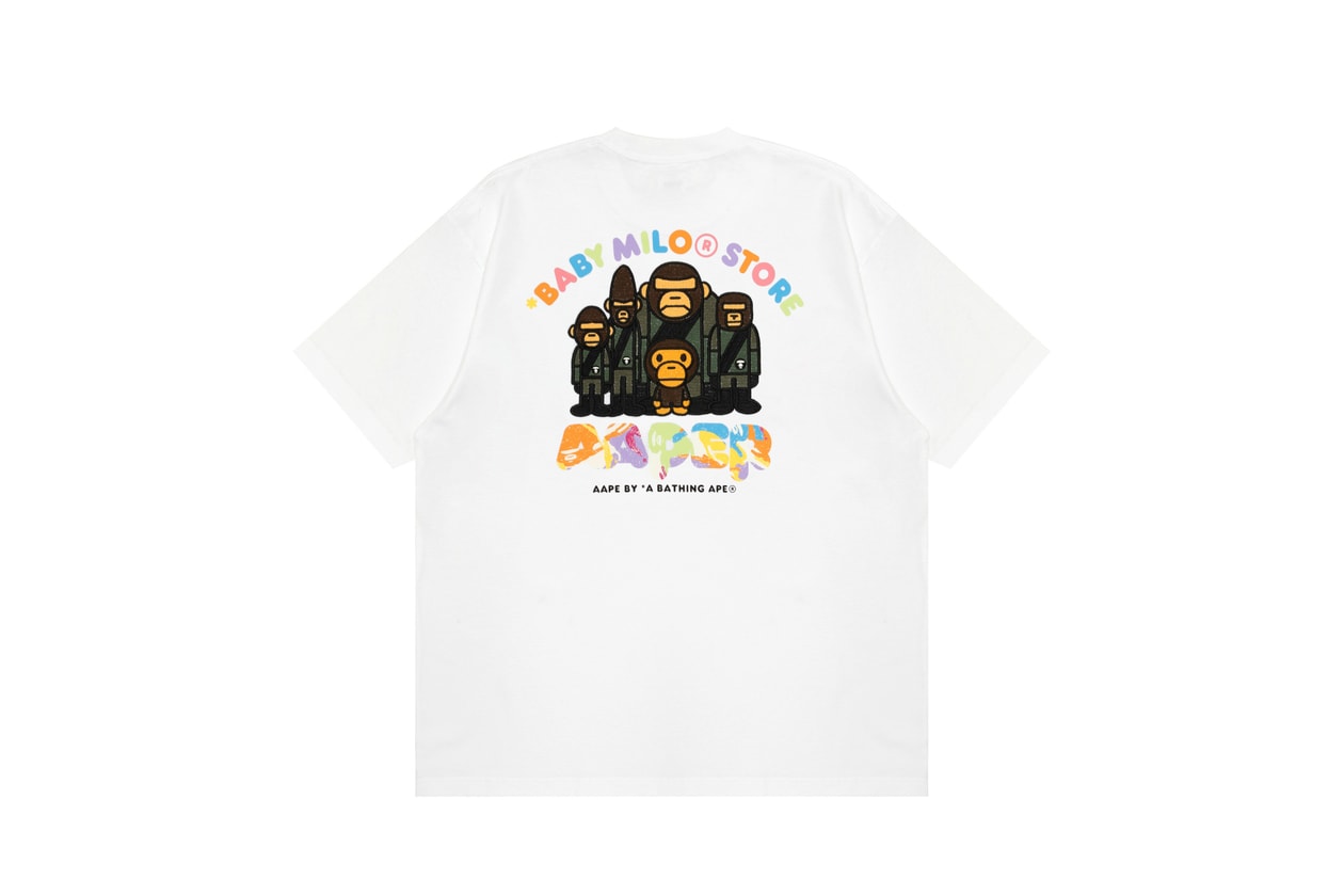AAPE BY *A BATHING APE 攜手 BABY MILO STORE 推出全新聯乘系列