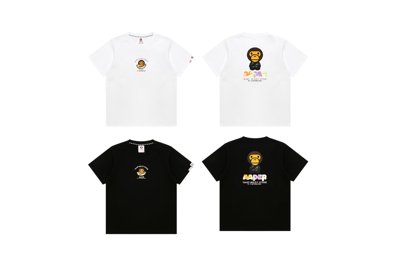 AAPE BY *A BATHING APE 攜手 BABY MILO STORE 推出全新聯乘系列