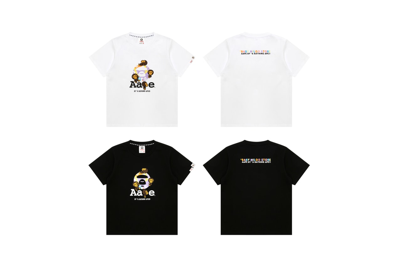 AAPE BY *A BATHING APE 攜手 BABY MILO STORE 推出全新聯乘系列