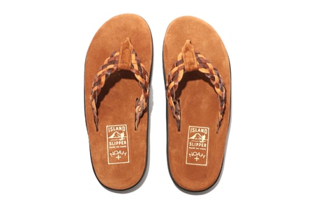 Island Slipper 攜手 Noah：英式編織皮革加持，承載近 80 年夏威夷工藝的涼鞋新作
