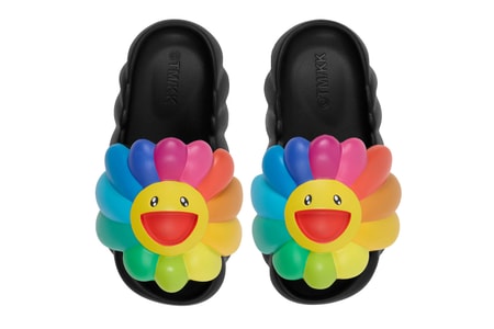 Takashi Murakami Ohana Hatake Full-Bloom Slipper 推出「Rainbow」配色