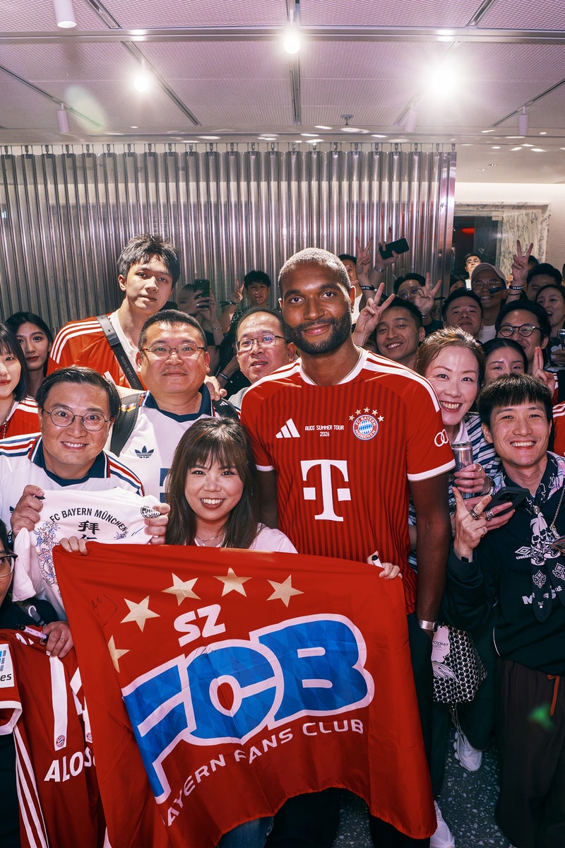 FC Bayern 聯手Hypebeast 呈獻亞洲巡迴香港站別注球衣，球星 Jonathan Tah 親臨 Gallery HBX 期間限定店