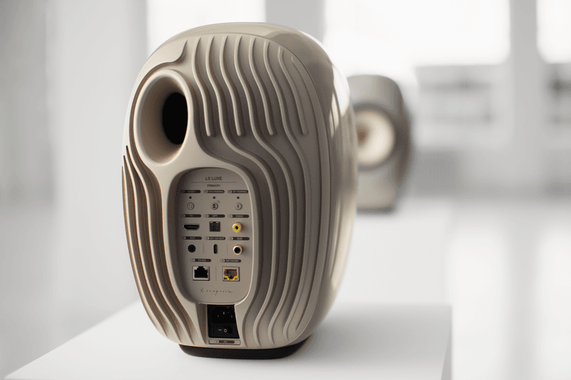 KEF 攜手設計師 Ross Lovegrove 釋出全新 LS LUXE 無線音響系統