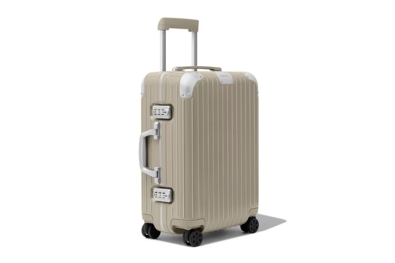 RIMOWA Hybrid 行李箱推出全新「Gloss Stone Beige」配色，融合聚碳酸酯與鋁材