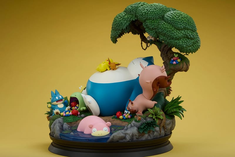 Sideshow 推出 Snorlax Diorama，集結 10 隻小睡與覓食中的 Pokémon 共赴寶麗石野餐