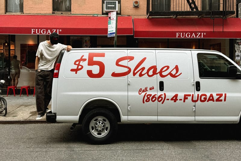 Fugazi x Vans 聯乘告吹後，Fugazi 以 5 美元發售鞋款