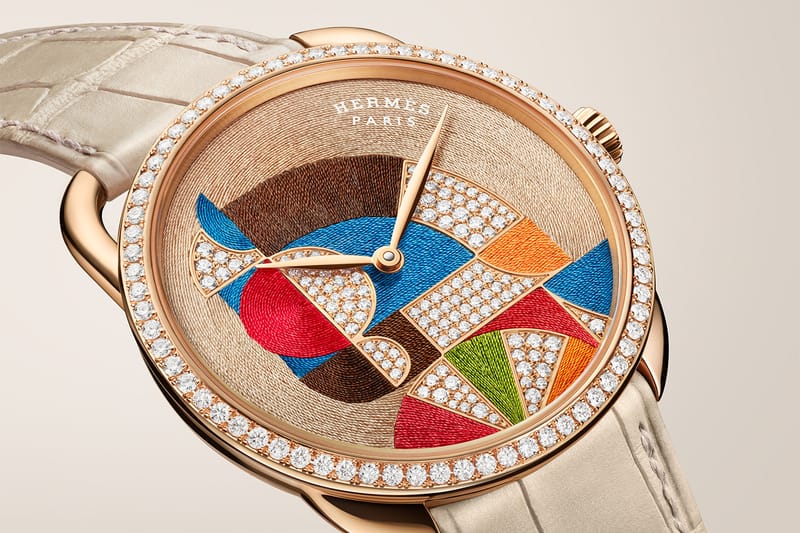Hermès 將絲線織入最新 Arceau 腕錶