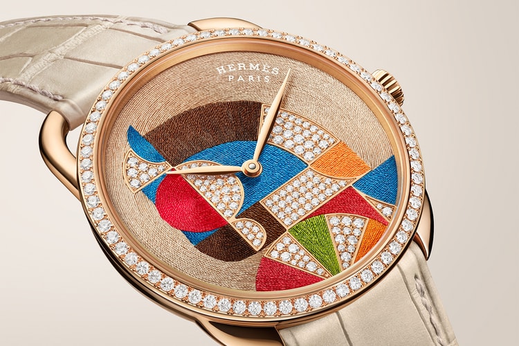 Hermès 將絲線織入最新 Arceau 腕錶