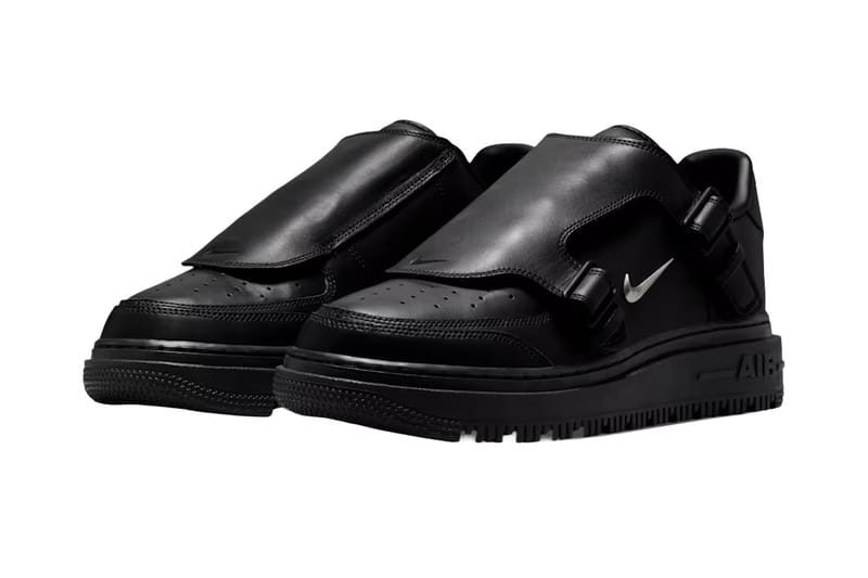 Nike 為 1982 年經典 Air Force 1 LX「Black」注入皮革與金屬飾邊