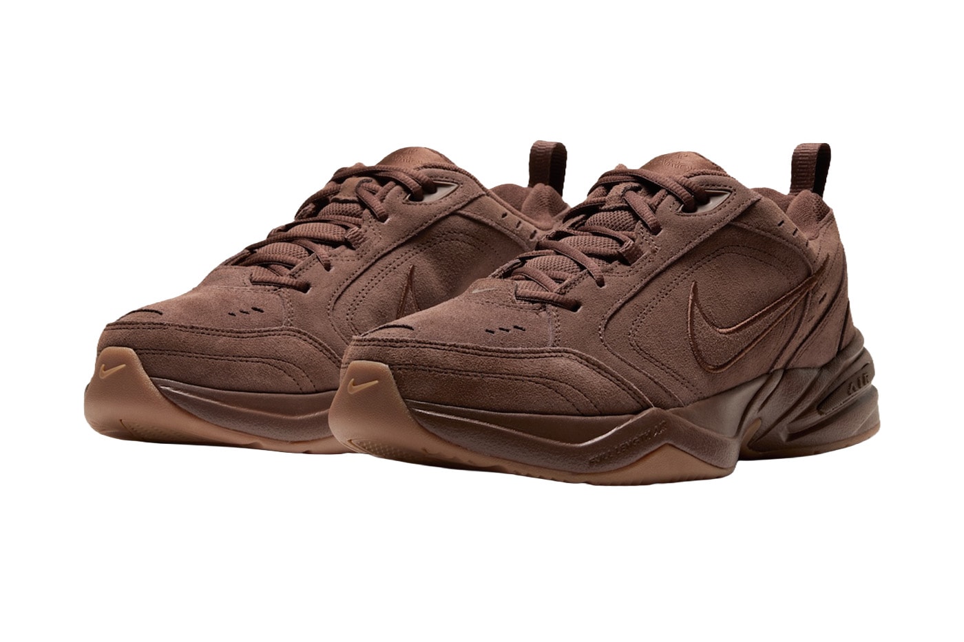 Nike Air Monarch 換上麖皮，推出兩款膠底節日配色