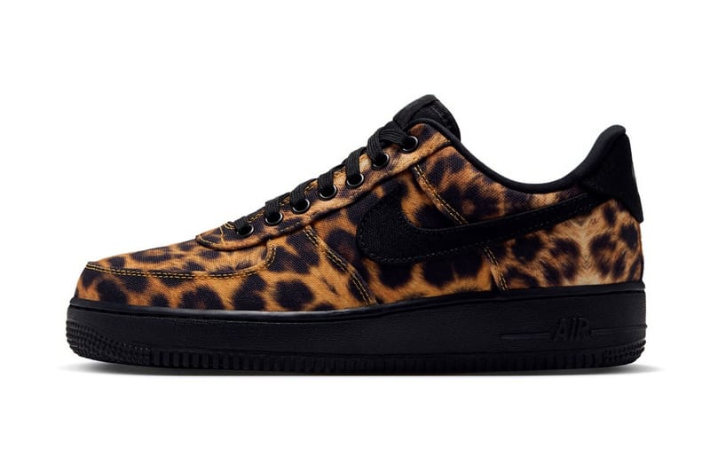 Nike Air Force 1 Low「Leopard」採用滿版印花帆布鞋面