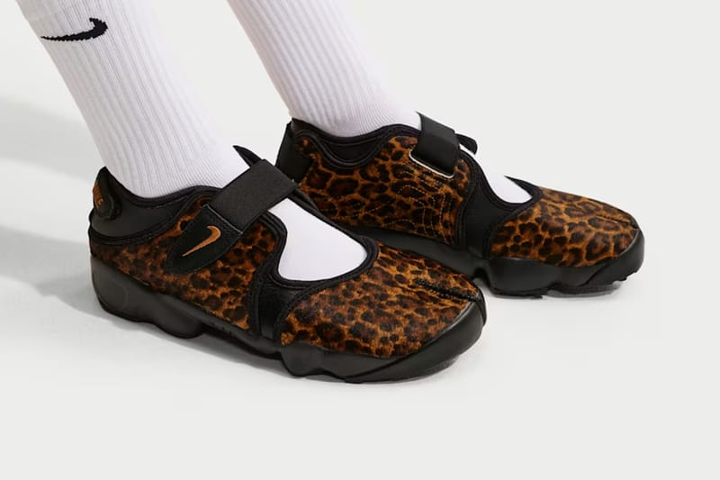 Nike Air Rift 最新「Black/Desert Ochre」配色換上獵豹紋馬毛材質登場