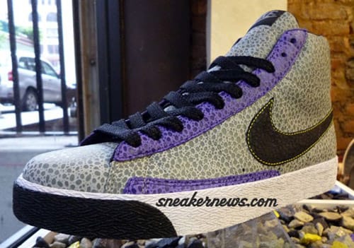 DQM x Nike Blazer High Grey/Purple