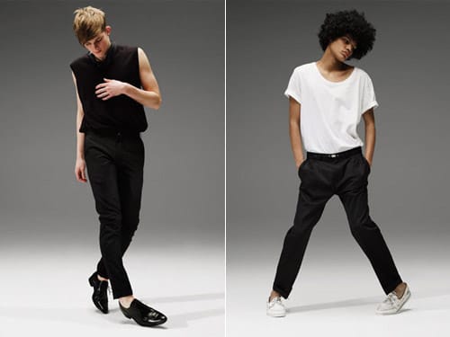 Topman's Black Trouser Project 2008 Fall Collection
