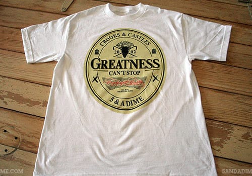 5&A Dime x Crooks & Castles "The Greatness" T-shirt