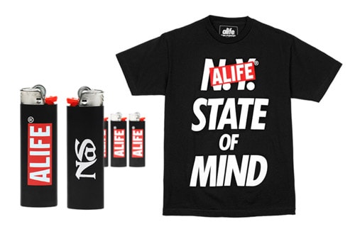ALIFE X NaS Collaborative Tee & Lighter