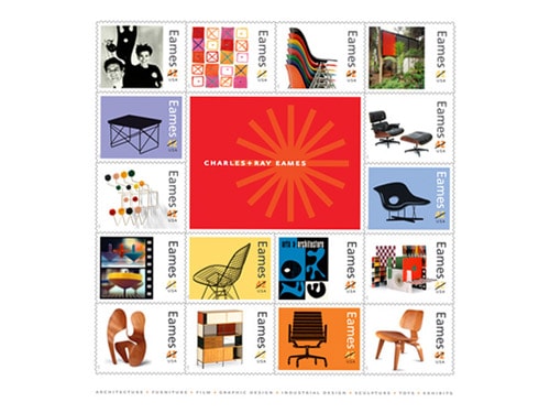 Charles & Ray Eames United States Postal Service Stamps