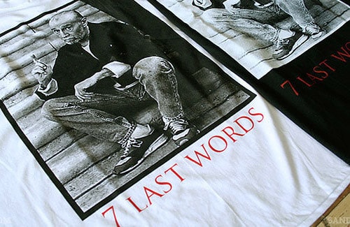 George Carlin x Manik Skateboards "7 Last Words" Tee