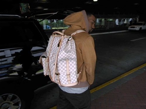 kanye west face backpack