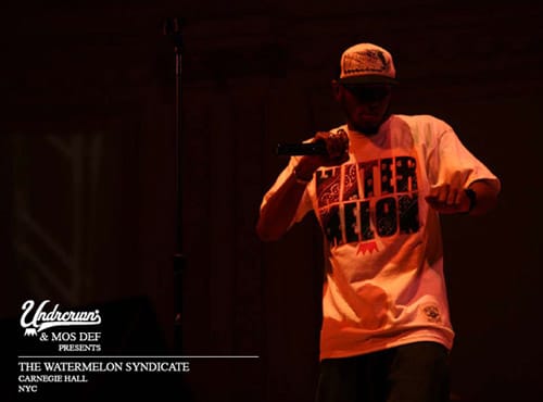 Mos Def x UNDERCRWN Watermelon Syndicate Tees