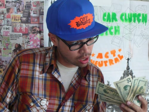 Off Bowery Sticker Cap