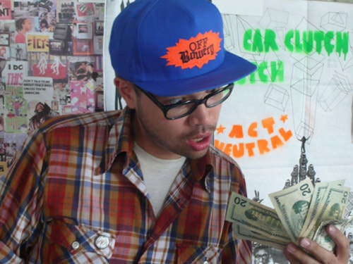 Off Bowery Sticker Cap