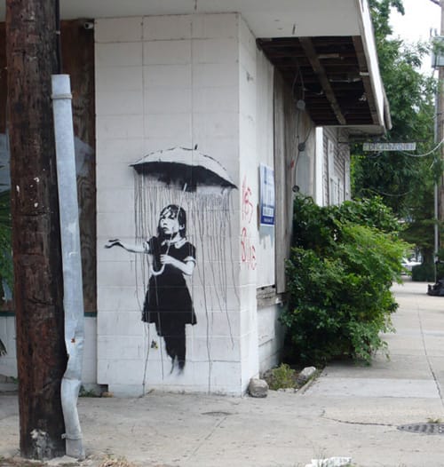 Banksy visits New Orleans