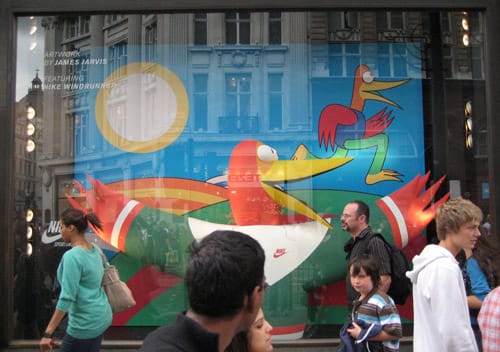 James Jarvis Niketown Installation