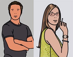 Julian Opie Solo Exhibition Japan