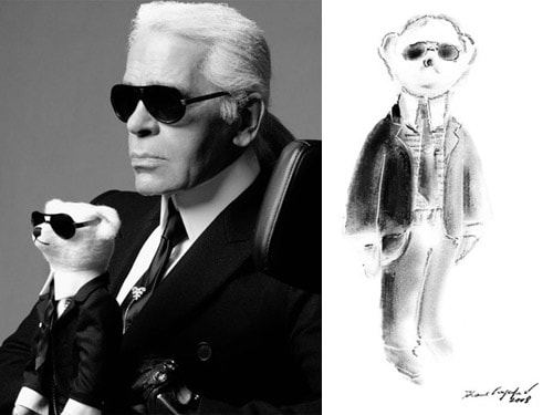 Karl Lagerfield for Steiff Plush Toys