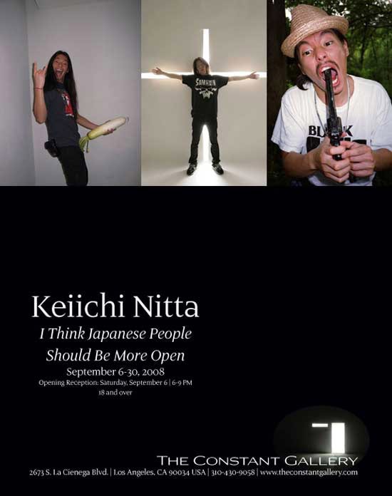 "I Think Japanese People Should Be More Open" Exhibition by Keiichi Nitta